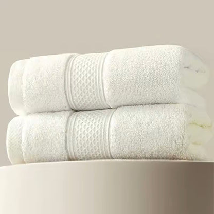 Plush Cotton Bath Towel Set  UltraAbsorbent Soft And NonShedding 2Pack 5