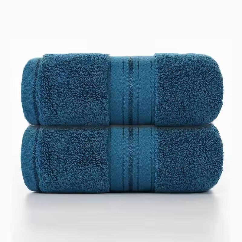 Plush Cotton Bath Towel Set  UltraAbsorbent Soft And NonShedding 2Pack 8