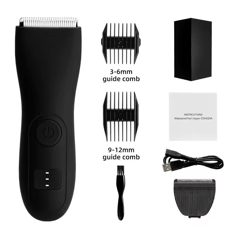 PrecisionCare Waterproof Body  Groin Hair Trimmer  Safe Grooming For Men  Women 12