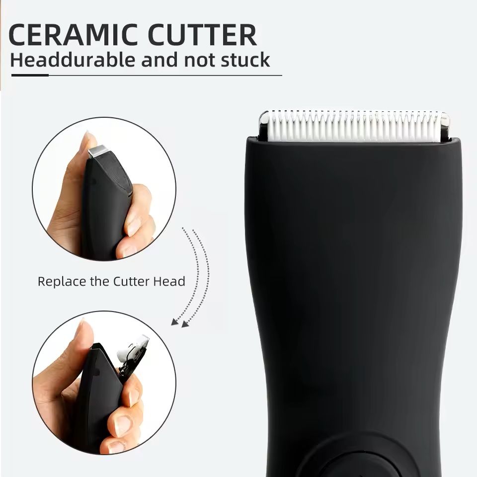 PrecisionCare Waterproof Body  Groin Hair Trimmer  Safe Grooming For Men  Women 13