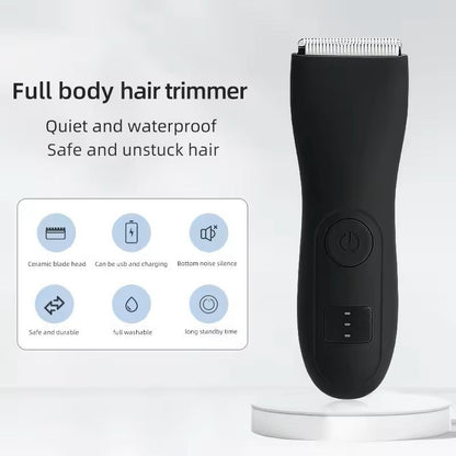 PrecisionCare Waterproof Body  Groin Hair Trimmer  Safe Grooming For Men  Women 1