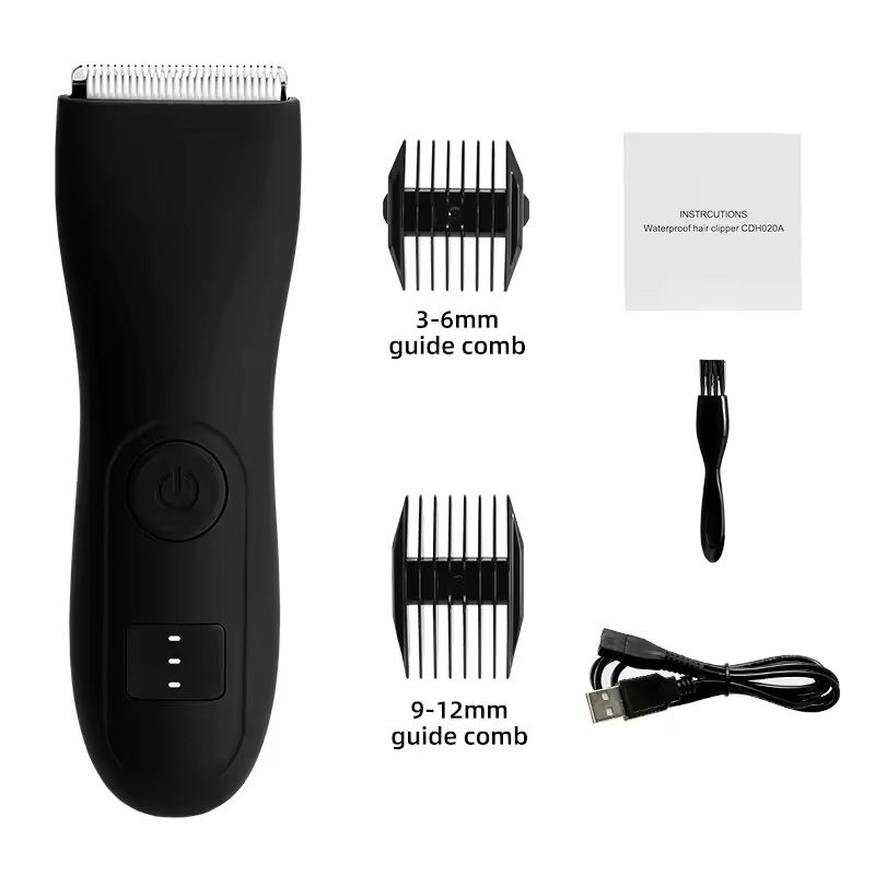 PrecisionCare Waterproof Body  Groin Hair Trimmer  Safe Grooming For Men  Women 3