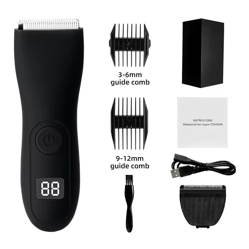 PrecisionCare Waterproof Body  Groin Hair Trimmer  Safe Grooming For Men  Women 4
