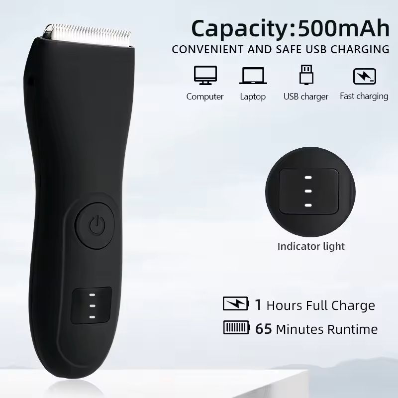 PrecisionCare Waterproof Body  Groin Hair Trimmer  Safe Grooming For Men  Women 6