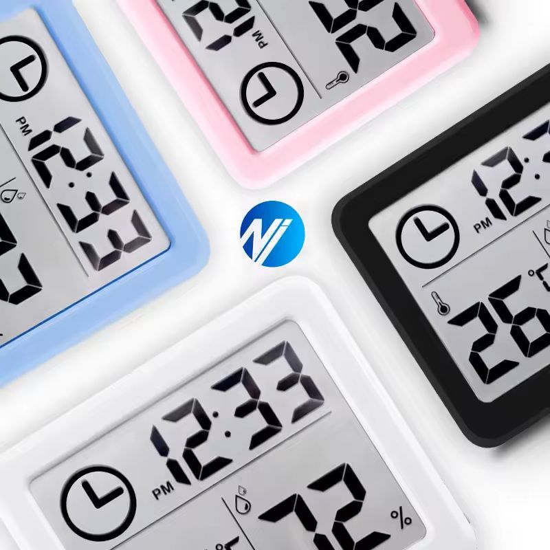 SmartSense Digital Wall And Desk Clock With Temperature And Humidity Display 2