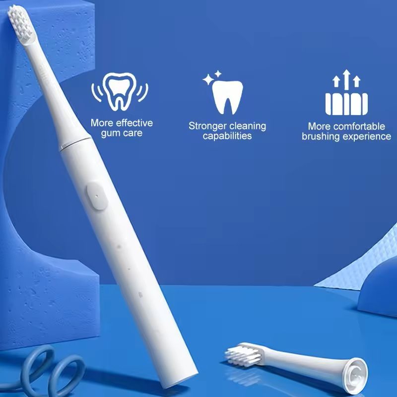SonicClean Rechargeable Electric Toothbrush – Gentle, Waterproof, and Travel-Ready