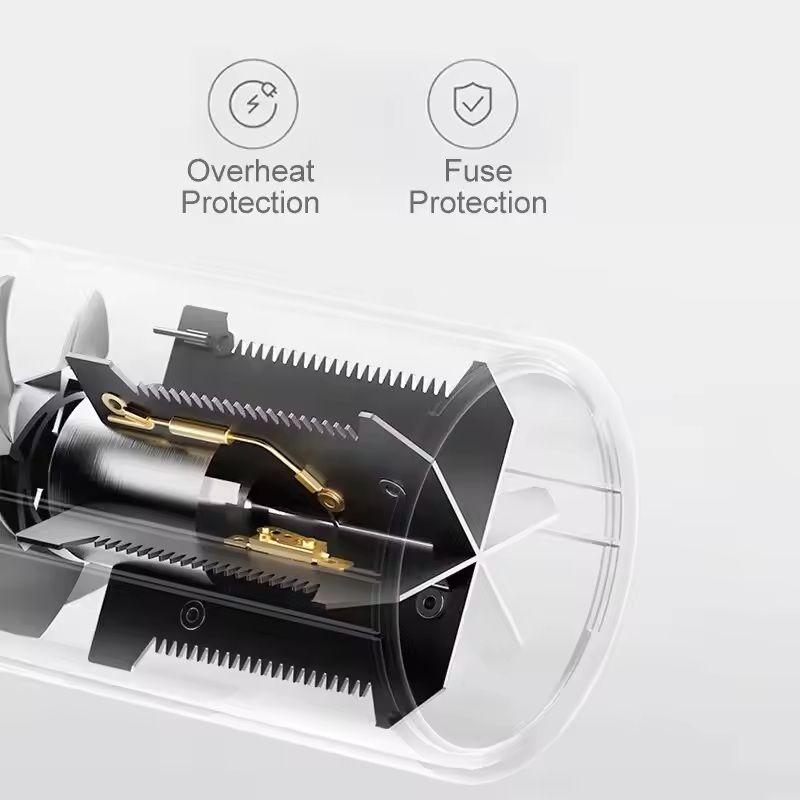 SleekDry Foldable Ionic Hair Dryer  1600W QuickDry With Negative Ion Technology 3