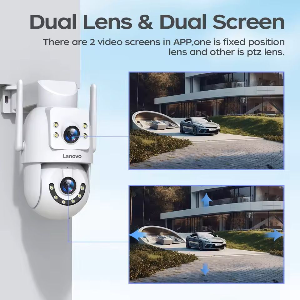 SecureView 4K DualLens PTZ WiFi Security Camera  Smart AutoTracking With 5GHz Connectivity 1