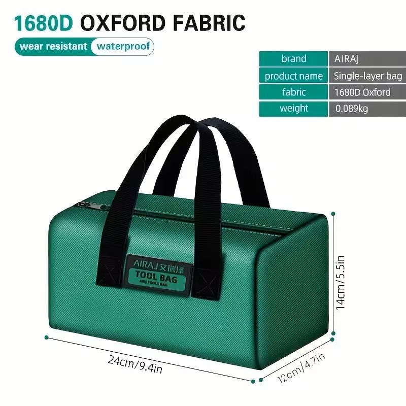 HeavyDuty Oxford Tool Bag  1680D Waterproof With Molded Base And 16 Pockets 1