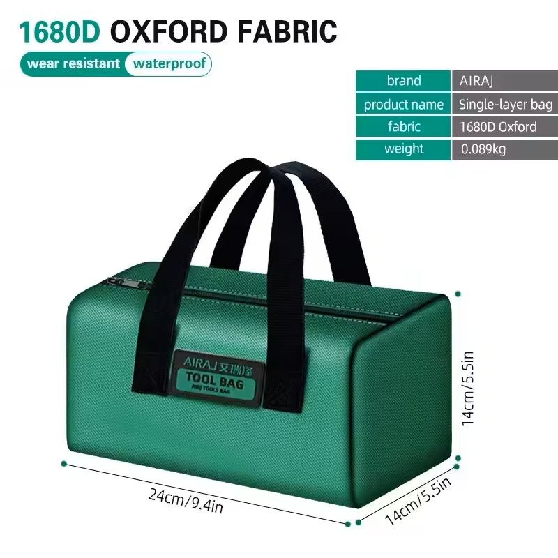 HeavyDuty Oxford Tool Bag  1680D Waterproof With Molded Base And 16 Pockets 4
