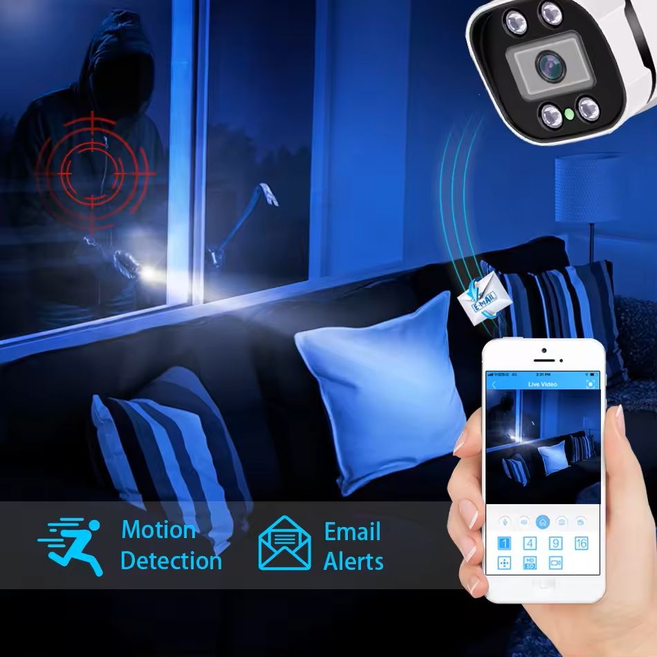4K PoE Bullet Security Camera With Night Vision And Audio  8MP IP66 Waterproof 5