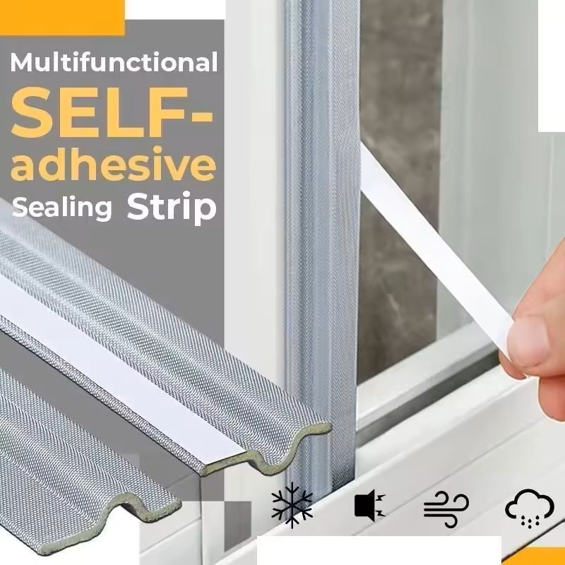 40M SelfAdhesive Acoustic Foam Weather Seal Strip  Soundproof  DraftProof For Doors And Windows 2