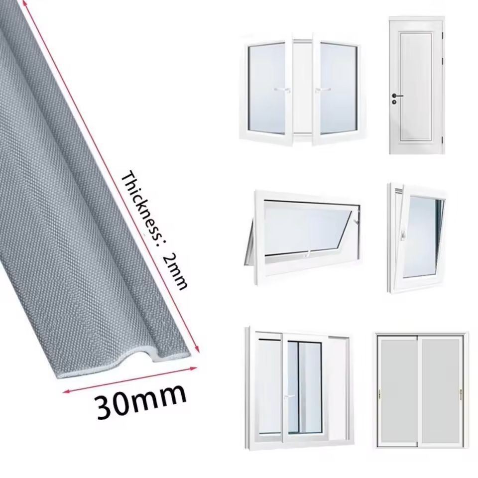 40M SelfAdhesive Acoustic Foam Weather Seal Strip  Soundproof  DraftProof For Doors And Windows 4