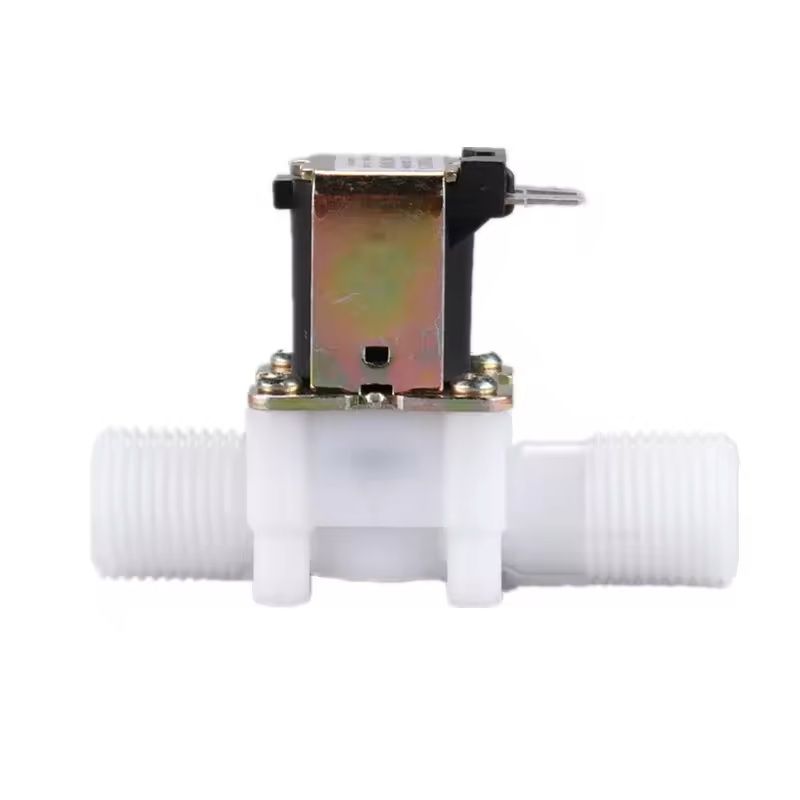 Plastic Electric Solenoid Valve  12  34 Normally Closed Magnetic WaterAir Pressure Controller 12V24 3
