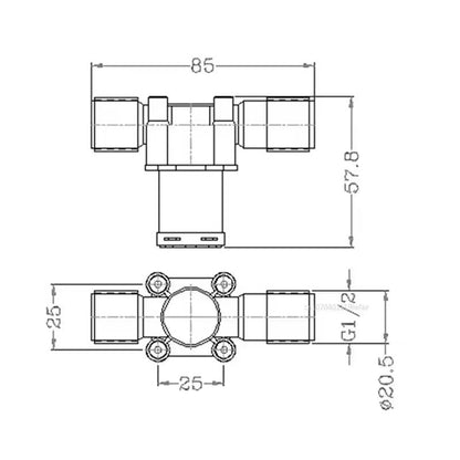 Plastic Electric Solenoid Valve  12  34 Normally Closed Magnetic WaterAir Pressure Controller 12V24 5