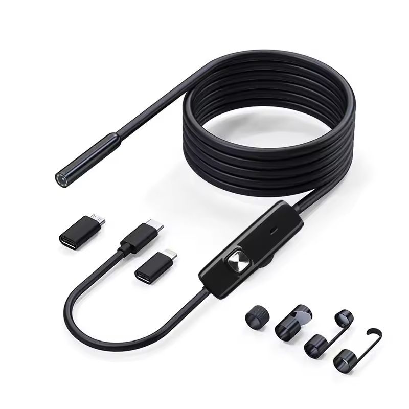8mm 1080P Waterproof Endoscope Camera  Compatible With IPhone Android And TypeC Devices 3