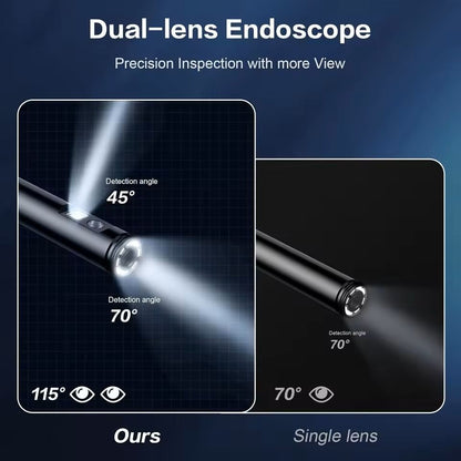 8mm 1080P Waterproof Endoscope Camera  Compatible With IPhone Android And TypeC Devices 6