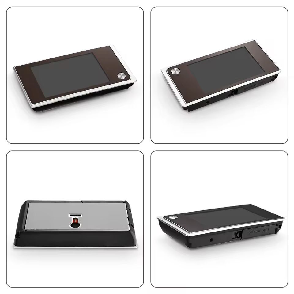 35Inch Digital Door Viewer With 120 WideAngle Lens And HD Display  BatteryPowered Peephole Camera 5