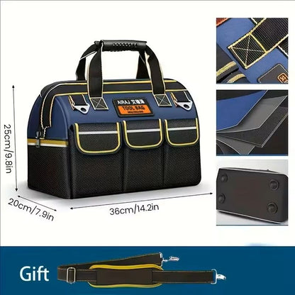 1680D Oxford Electrician Tool Bag  Waterproof WearResistant HighCapacity Organizer 4