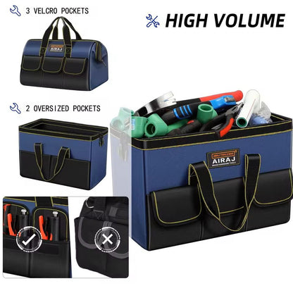 1680D Oxford Electrician Tool Bag  Waterproof WearResistant HighCapacity Organizer 7
