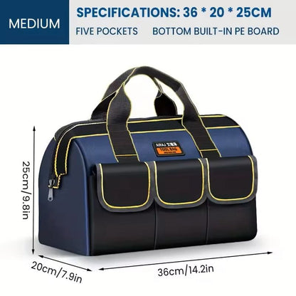 1680D Oxford Electrician Tool Bag  Waterproof WearResistant HighCapacity Organizer 8