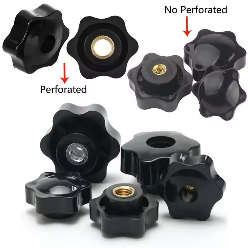 10/5 PCS M5–M10 Star Knob Thumb Nuts – Durable Manual Clamping Handles for Machinery & DIY Projects