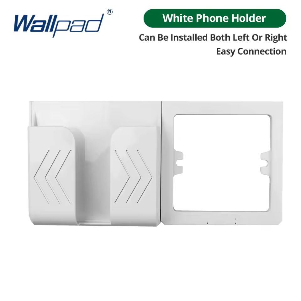Sleek Crystal Panel Wall Outlet With Dual USB Charging  TypeC  TypeA Ports EU Standard 5