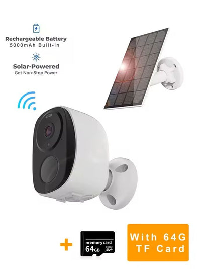 Wireless Outdoor Security Camera  2K Resolution BatteryPowered With Spotlight Siren And TwoWay Audi 3