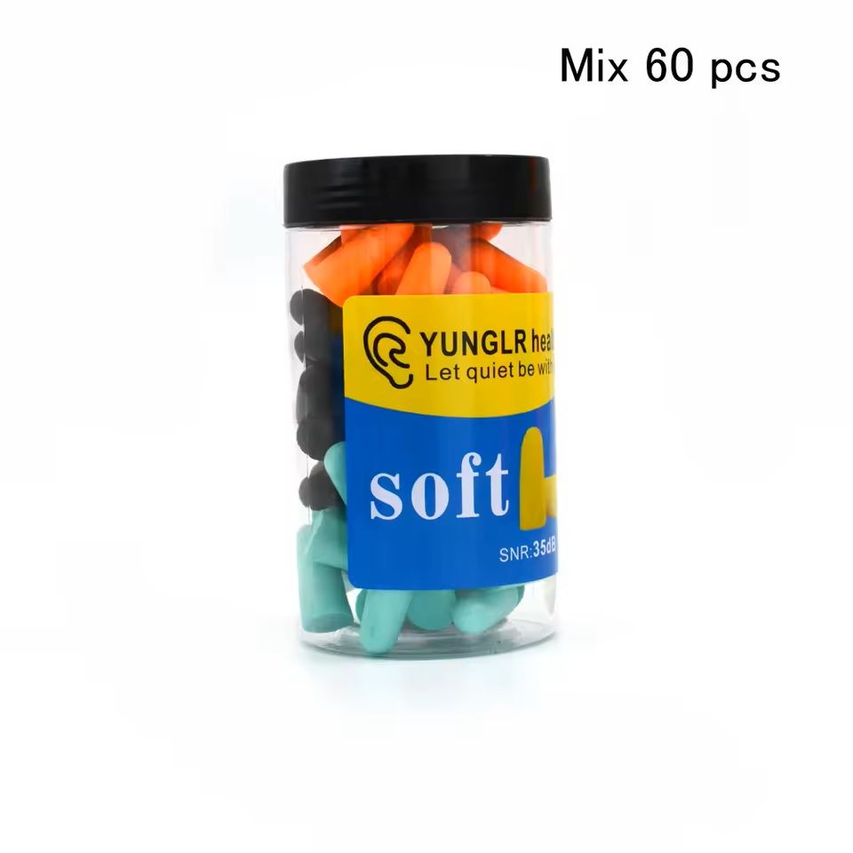 NoiseReducing Foam Earplugs  Soft Comfort Fit For Sleep Travel  Focus 9