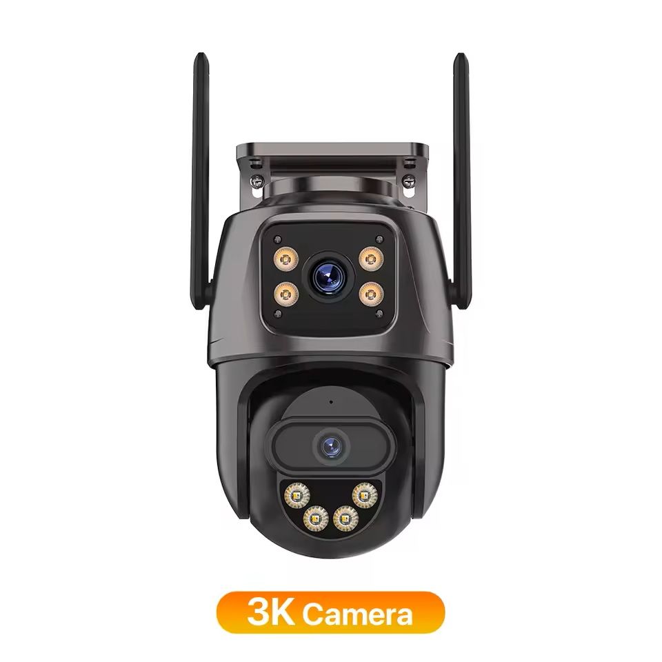 6K 9MP WiFi Outdoor PTZ Security Camera  Triple Lens Dual Screen 8x Zoom AI Motion Tracking 13