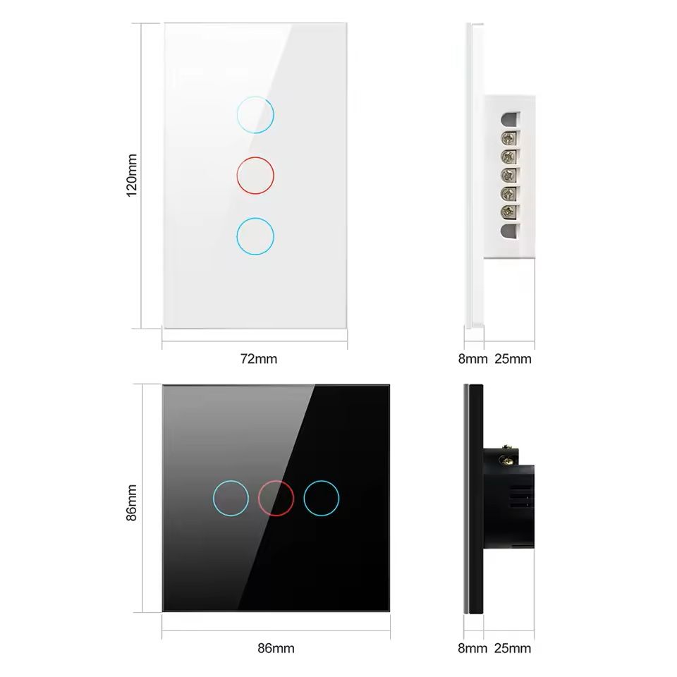 WiFiZigbee Smart Light Switch  Touch Control No Neutral Wire Required Compatible With Alexa  Google 4