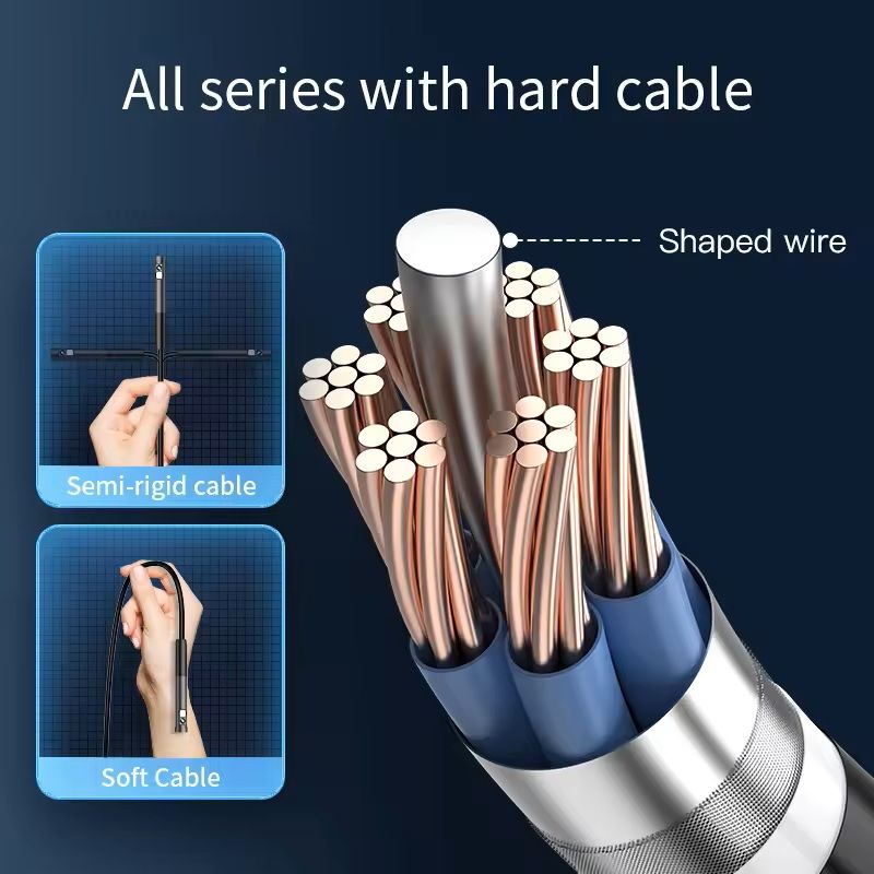 3in1 Waterproof USB Endoscope Inspection Camera  8mm Lens 1200P HD 6 LED Lights IP67 Waterproof 6