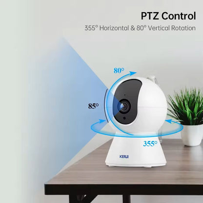 5MP Tuya Smart Mini WiFi IP Camera  Indoor Security With AI Human Detection Auto Tracking And TwoWa 4