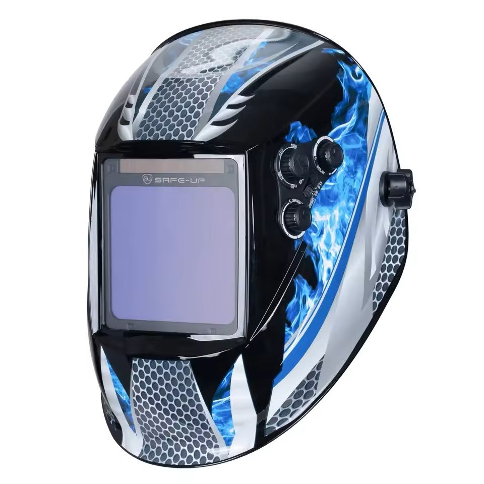Auto Darkening Welding Helmet 100x97mm Large View True Color 4 Sensors For MIG MAG MMA Welder 2
