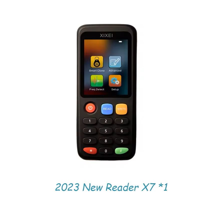 X7 Smart Card Reader RFID Key Clone Copier 125Khz Badge Writer 1356Mhz NFC Tag Programmer 10