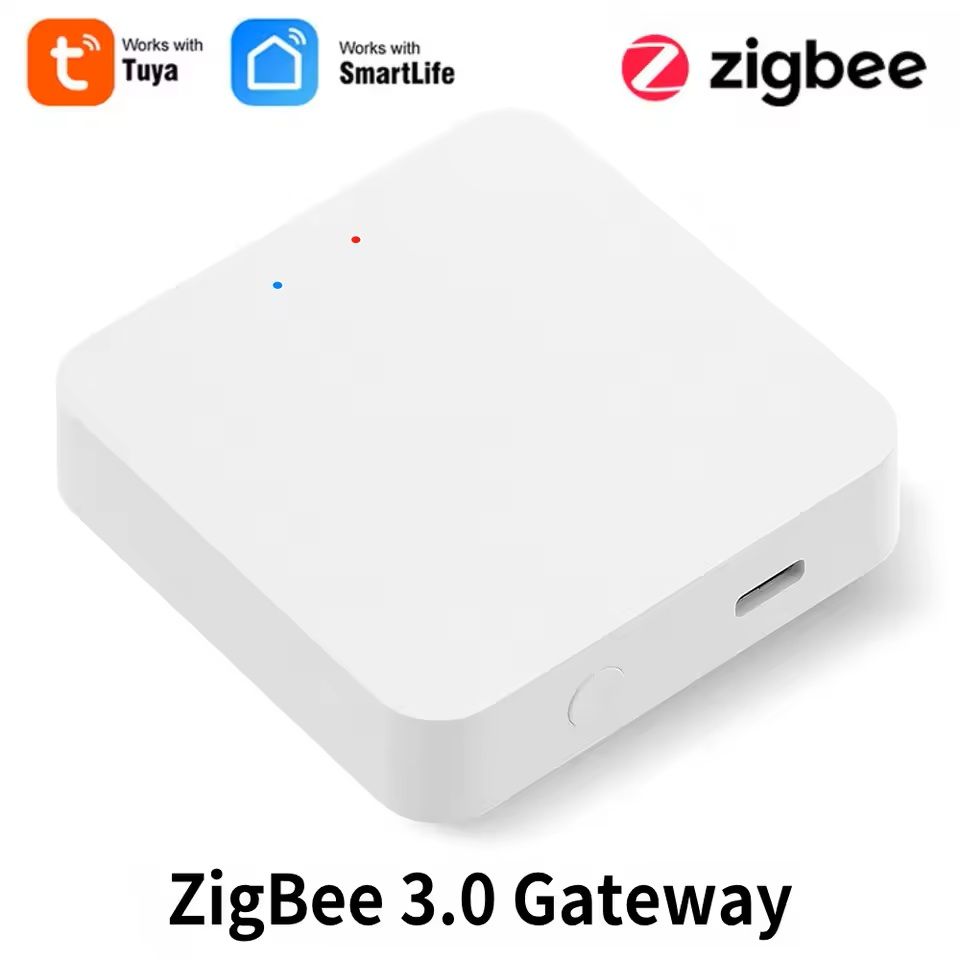 Smart Home Hub With Zigbee WiFi Bluetooth Compatibility  Works With Alexa And Google 1