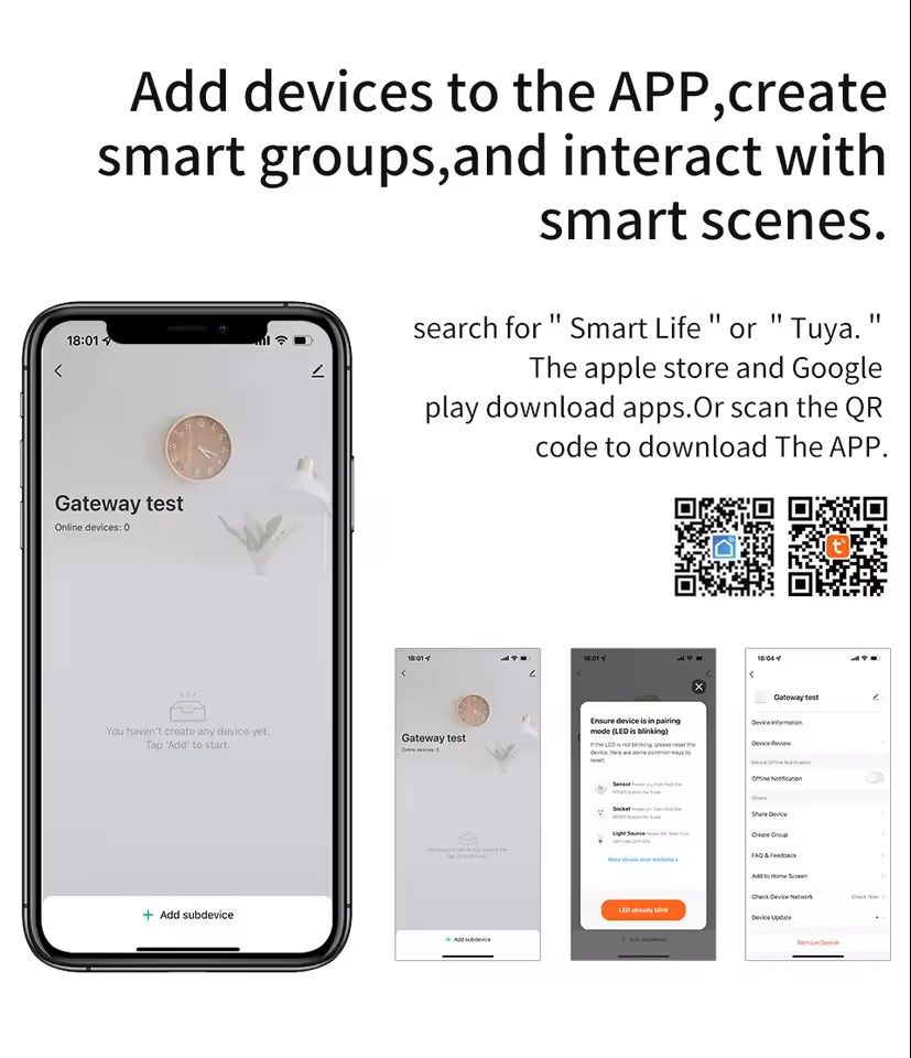 Smart Home Hub With Zigbee WiFi Bluetooth Compatibility  Works With Alexa And Google 3