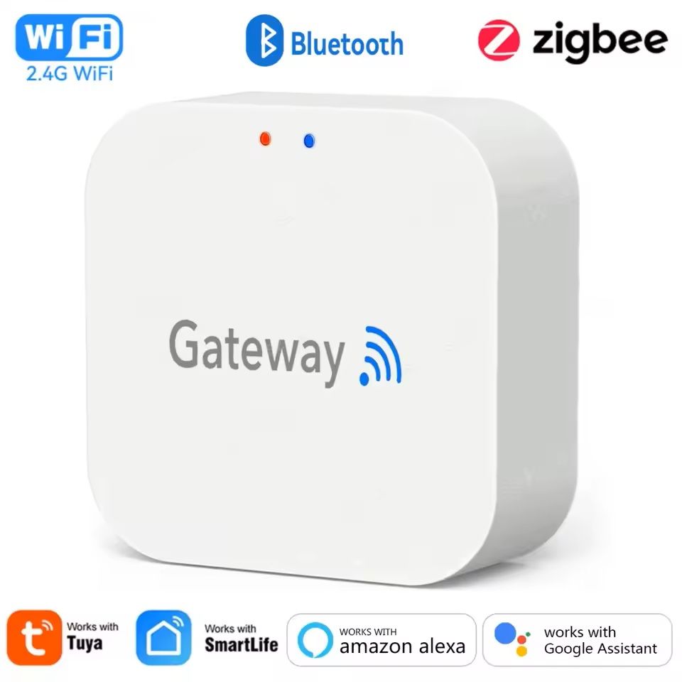 Smart Home Hub With Zigbee WiFi Bluetooth Compatibility  Works With Alexa And Google 4
