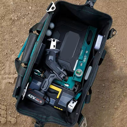 23 Inch Heavy Duty Electrician Tool Bag With Waterproof WearResistant 1680D Oxford Construction 5