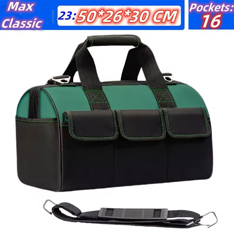 23 Inch Heavy Duty Electrician Tool Bag With Waterproof WearResistant 1680D Oxford Construction 14