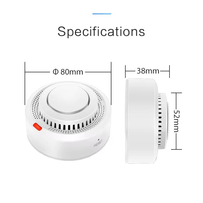 Smart WiFi Smoke Detector Alarm With Fire Protection And Home Security Features 6