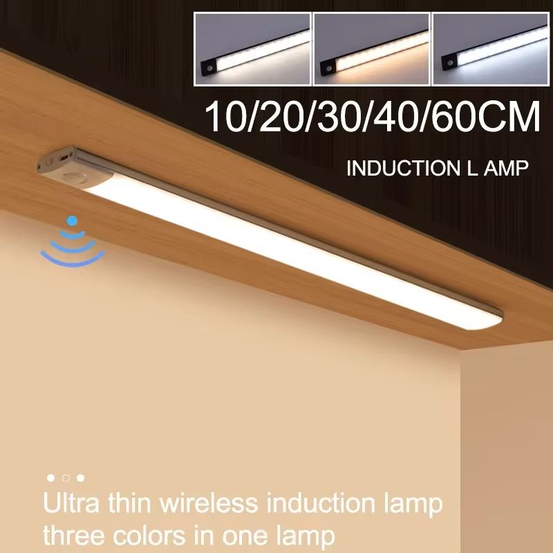 Wireless Rechargeable LED Cabinet Light With Motion Sensor  Battery Operated Lighting For Closet Ki 5
