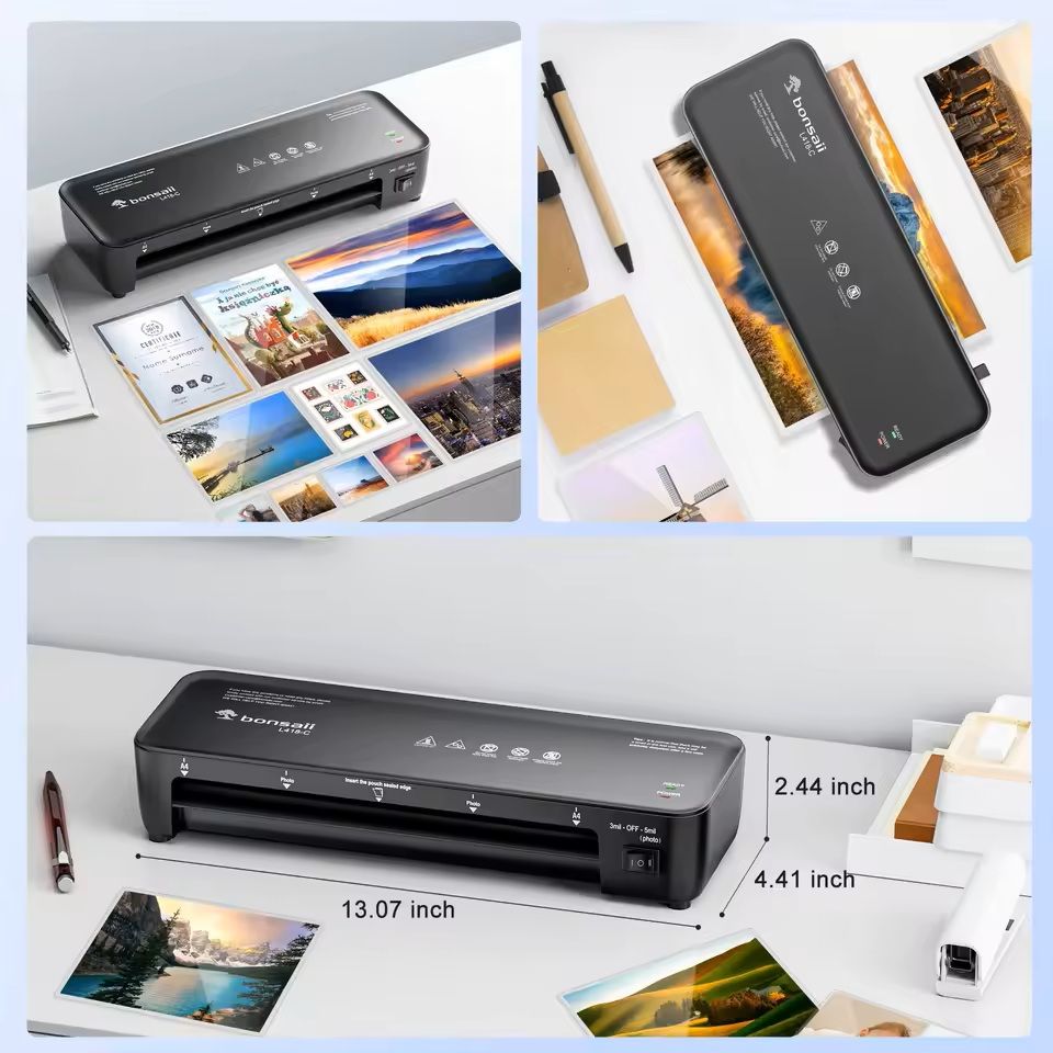 Thermal Laminator 9 Inch Portable Machine For Documents Photos Posters Home Office School 1