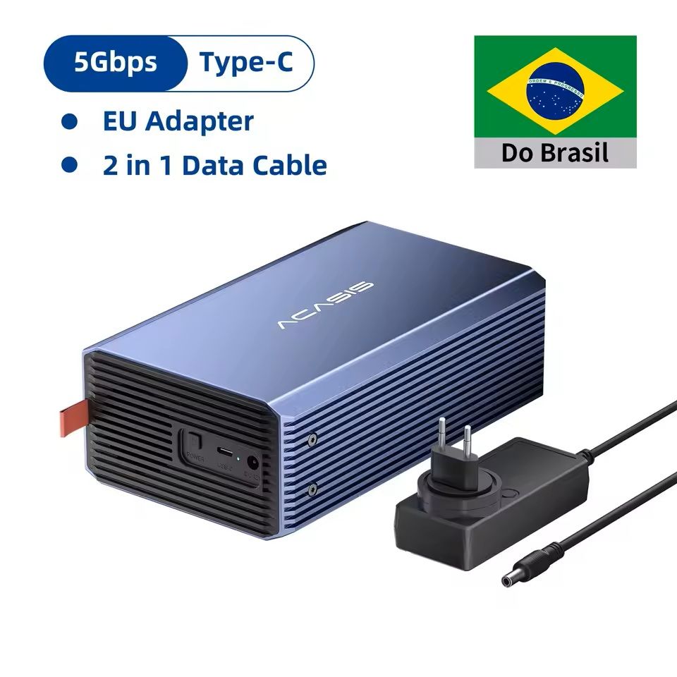 Dual Bay External Hard Drive Enclosure With RAID Function And USB Support 8