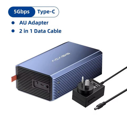 Dual Bay External Hard Drive Enclosure With RAID Function And USB Support 9