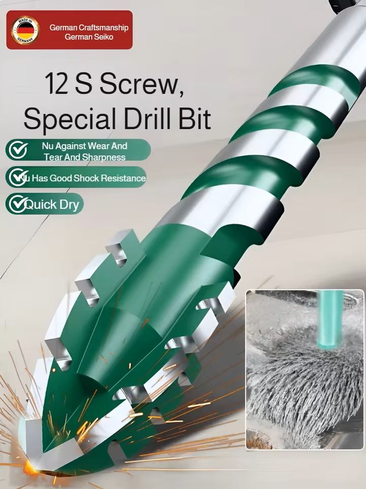 Sawtooth Eccentric Drill Bit for Tile and Concrete