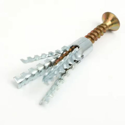 100 Piece Metal Expansion Tube And Screw Kit 5