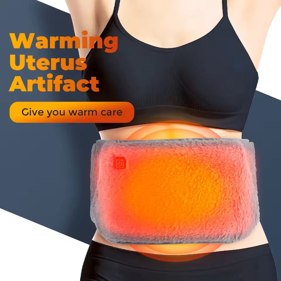 Electric Graphene Heating Pad With 3 Levels USB Rechargeable Abdominal Warmer For Hand And Waist 0