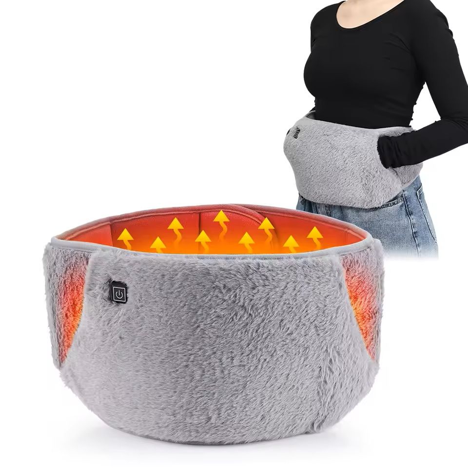 Electric Graphene Heating Pad with 3 Levels USB Rechargeable Abdominal Warmer for Hand and Waist