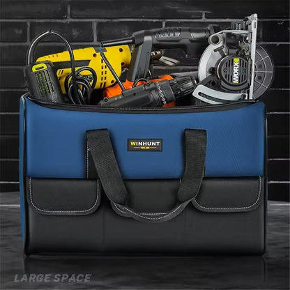 Square Tool Bag Large Capacity Waterproof Organizer With Multi Pockets For Electrician Tools 4